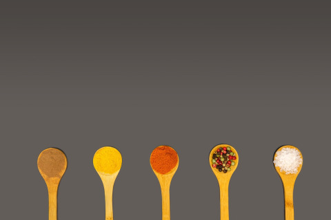 spices masala turmeric pepper